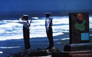 海军战士守卫小岛