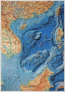 南海地形图