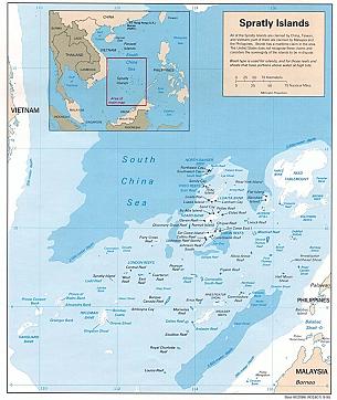 1995ɳȺͼ,Spratly Islands Map 1995