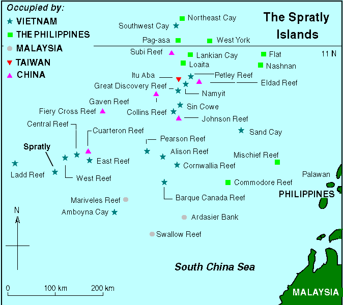 另外两张占领图2，Spratlys occupation status